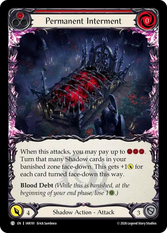 (Preorder) Permanent Interment (Red) [IAR]