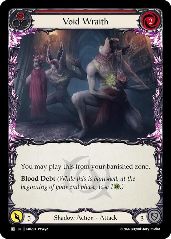 (Preorder) Void Wraith (Red) [IAR]