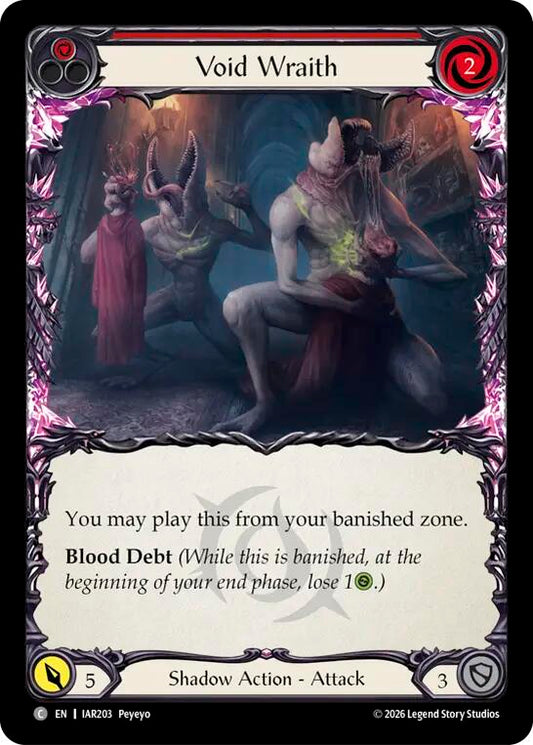 (Preorder) Void Wraith (Red) [IAR]