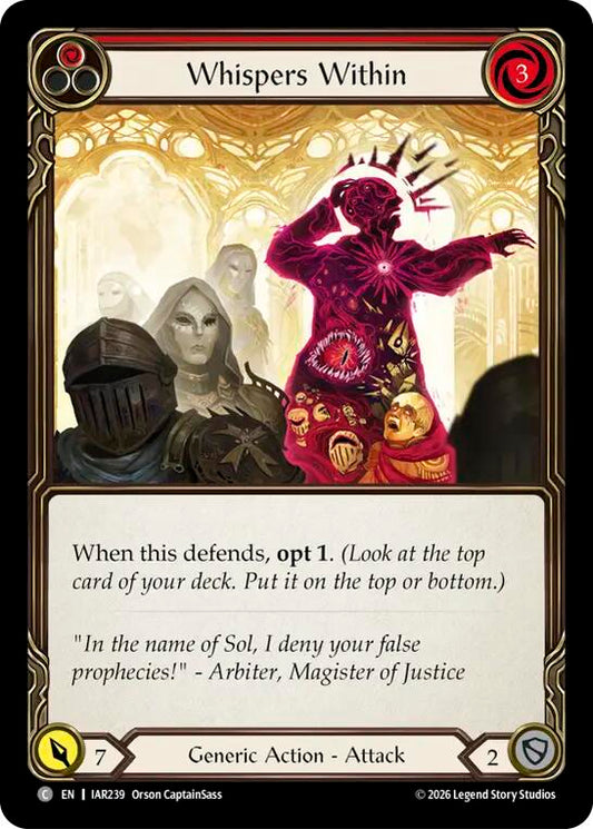 (Preorder) Whispers Within (Red) [IAR]