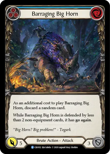 [RF]Barraging Big Horn (Blue)