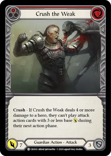 [RF]Crush the Weak (Red)