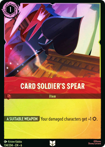 Card Soldier's Spear