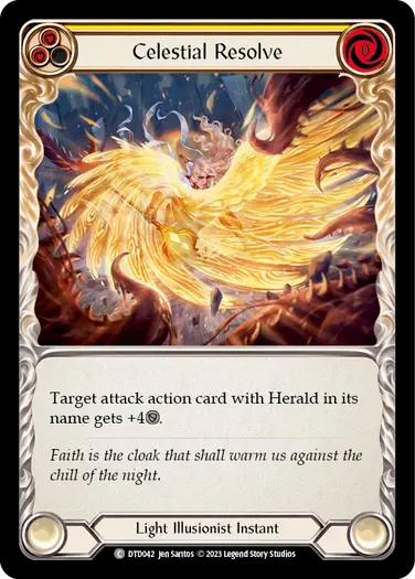 Celestial Resolve (Yellow)