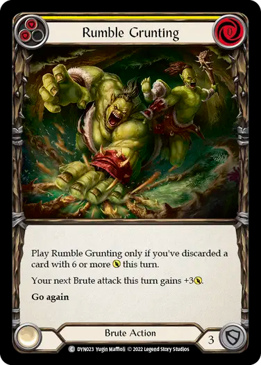 [RF]Rumble Grunting (Yellow)