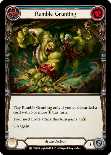Rumble Grunting (Blue)