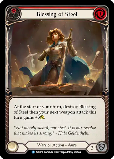 [RF]Blessing of Steel (Red)