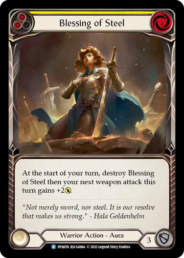 [RF]Blessing of Steel (Yellow)