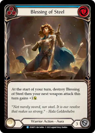 [RF]Blessing of Steel (Blue)