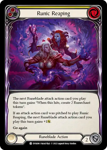 Runic Reaping (Yellow)