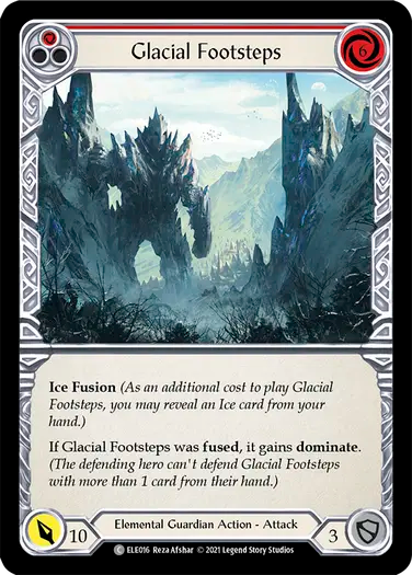 Glacial Footsteps (Red)