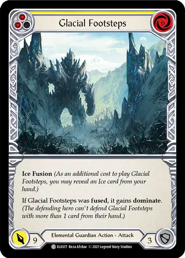 Glacial Footsteps (Yellow)