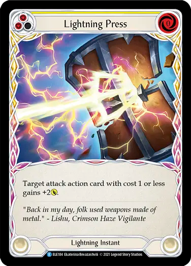 [RF]Lightning Press (Yellow)