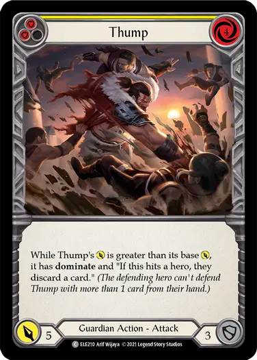 Thump (Yellow)