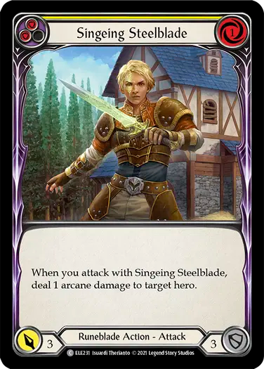 Singeing Steelblade (Yellow)