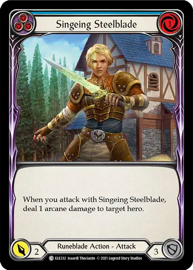 [RF]Singeing Steelblade (Blue)