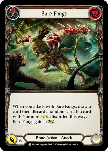 [RF]Bare Fangs (Red)
