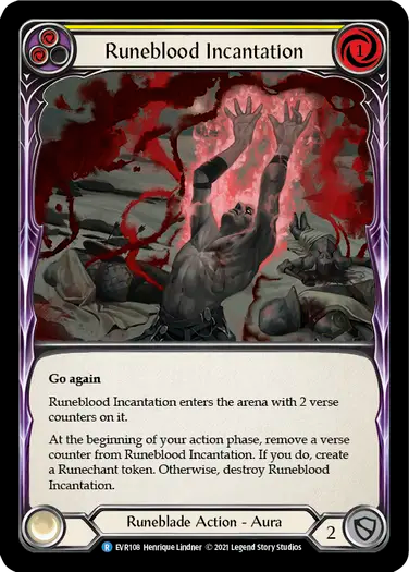 Runeblood Incantation (Yellow)