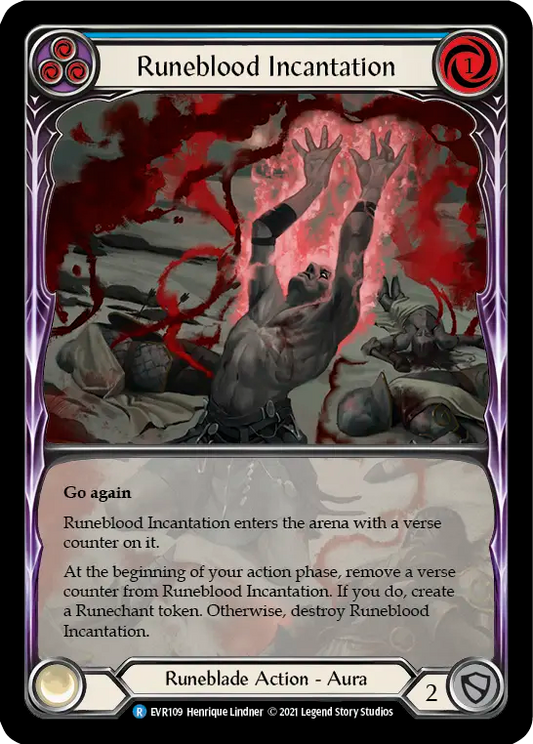 [RF]Runeblood Incantation (Blue) (Extended Art)