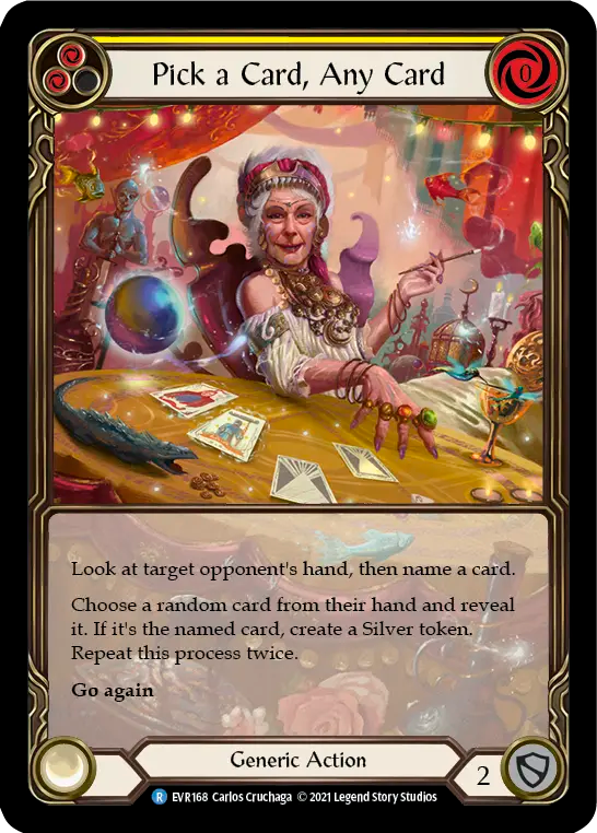 [RF]Pick a Card, Any Card (Yellow) (Extended Art)