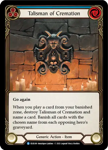 Talisman of Cremation