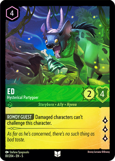Ed - Hysterical Partygoer
