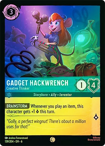 Gadget Hackwrench - Creative Thinker