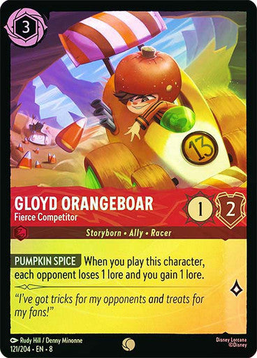 Gloyd Orangeboar - Fierce Competitor