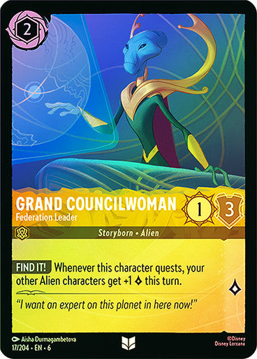 Grand Councilwoman - Federation Leader