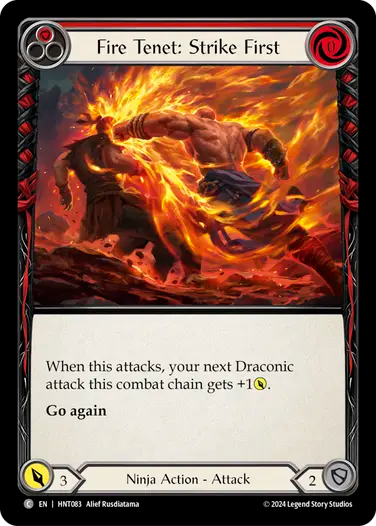 [RF]Fire Tenet: Strike First (Red)