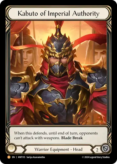 [CF]Kabuto of Imperial Authority (Extended Art)