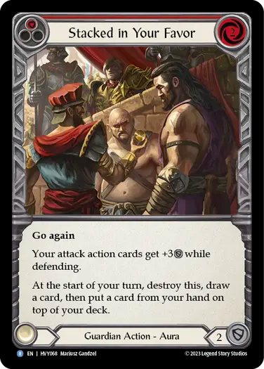 [RF]Stacked in Your Favor (Red)