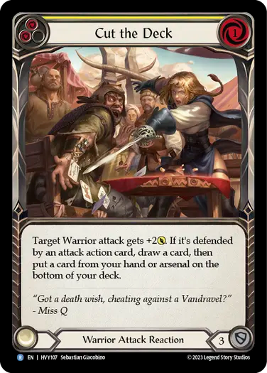 [RF]Cut the Deck (Yellow)