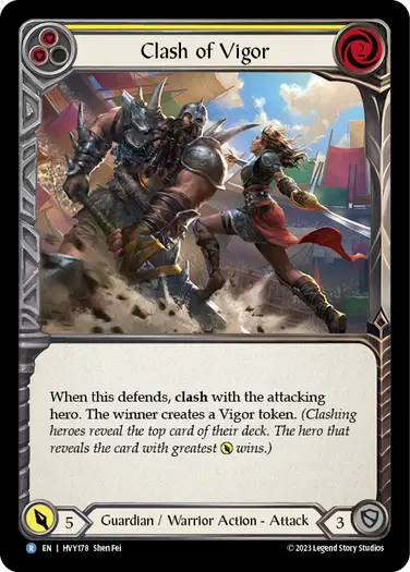 Clash of Vigor (Yellow)
