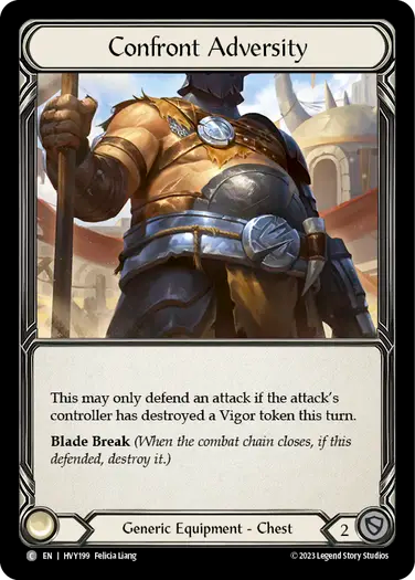 [CF]Confront Adversity