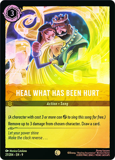 Heal What Has Been Hurt
