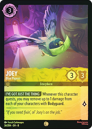 Joey - Blue Pigeon
