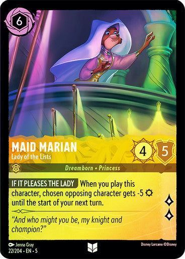 Maid Marian - Lady of the Lists