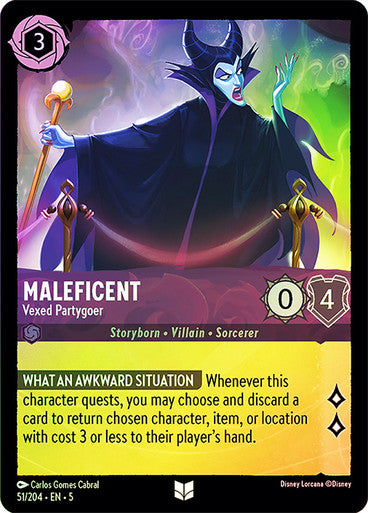Maleficent - Vexed Partygoer