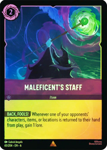 Maleficent's Staff