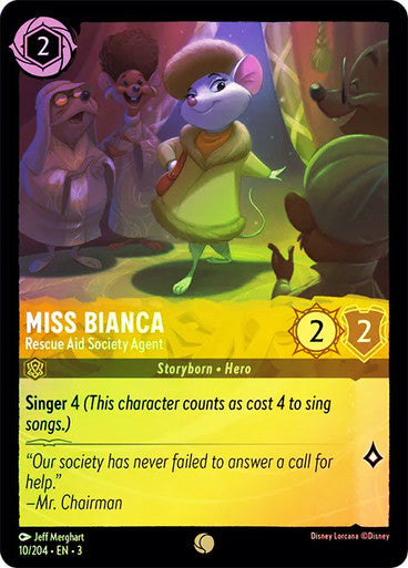 Miss Bianca - Rescue Aid Society Agent