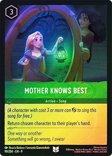 Mother Knows Best