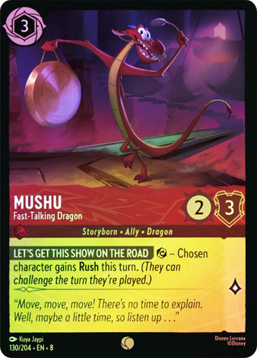 Mushu - Fast-Talking Dragon