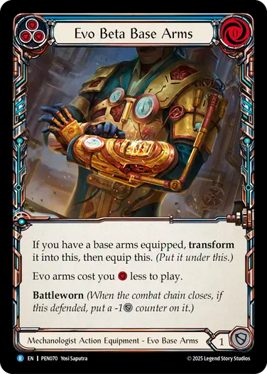 [CF]Evo Beta Base Arms (Blue) (Marvel)