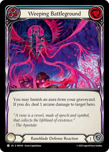 Weeping Battleground (Blue)