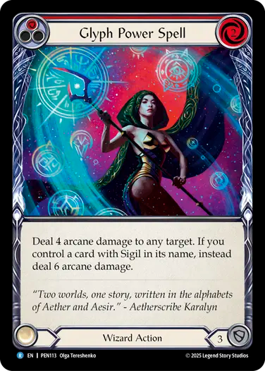 [RF]Glyph Power Spell (Red)