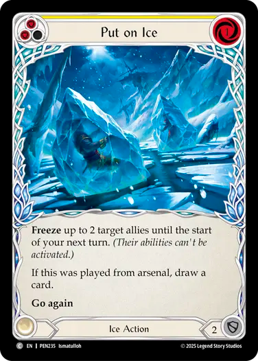 Put On Ice (Yellow)