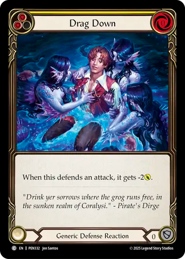 Drag Down (Yellow)