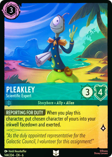 Pleakley - Scientific Expert