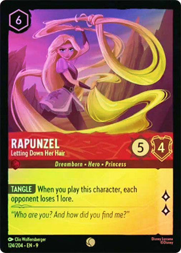 Rapunzel - Letting Down Her Hair